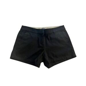 J. Crew Black Chino Shorts Womens Size 6 Casual‎ Everyday Classic